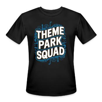 Theme Park Squad Fun Ferris Wheel Adventure - Men's Moisture Wicking Performance T-Shirt - black - Front - Jackson (183cm)