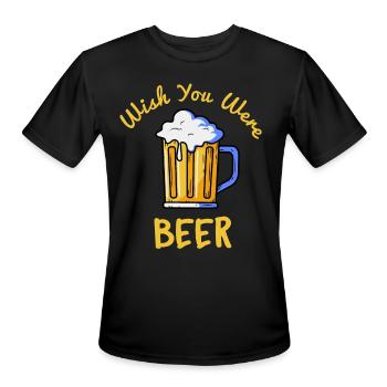 Beer - Men's Moisture Wicking Performance T-Shirt - black - Front - Jackson (183cm)