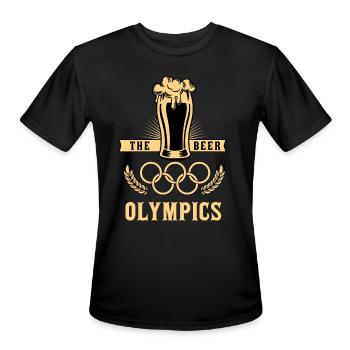 Beer - Men's Moisture Wicking Performance T-Shirt - black - Front - Jackson (183cm)