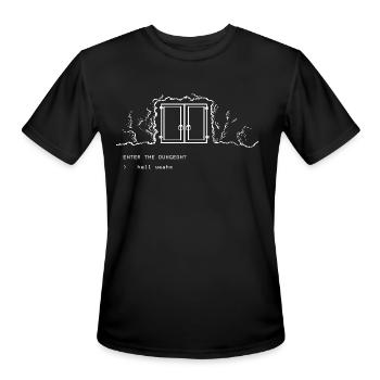 Dungeon - Men's Moisture Wicking Performance T-Shirt - black - Front - Jackson (183cm)
