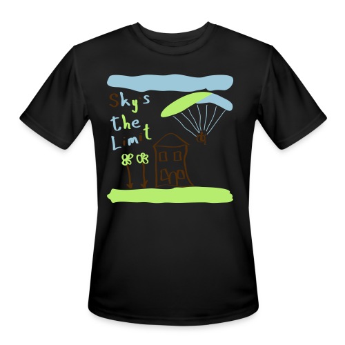 Sky`s the Limit Baby - Men's Moisture Wicking Performance T-Shirt