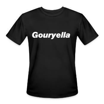Gouryella V-neck shirt (Ferry Corsten) - Men's Moisture Wicking Performance T-Shirt - black - Front - Jackson (183cm)
