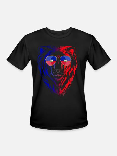 Haiti - Men's Moisture Wicking Performance T-Shirt - black