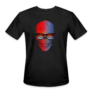 Kiribati - Men's Moisture Wicking Performance T-Shirt - black - Front - Jackson (183cm)