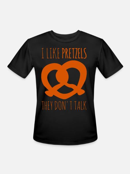 Pretzel Pretzels Bavaria - Men's Moisture Wicking Performance T-Shirt - black