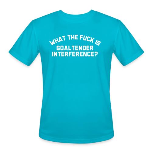 WTF is Goaltender Interference - Men's Moisture Wicking Performance T-Shirt