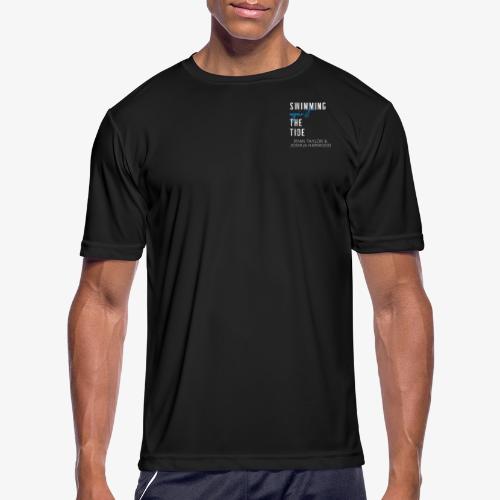 SATT Title Block - White - Men's Moisture Wicking Performance T-Shirt