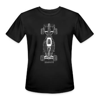 Formula Auto Motorsport - Men's Moisture Wicking Performance T-Shirt - black - Front - Jackson (183cm)