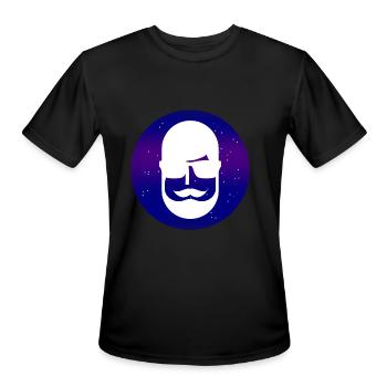 Univers Nerd - T-Shirt Performance pour hommes - noir - Devant - Jackson (183cm)