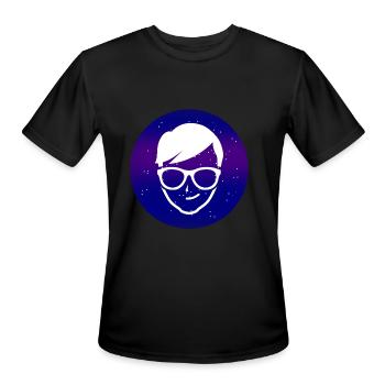 Univers Nerd - T-Shirt Performance pour hommes - noir - Devant - Jackson (183cm)