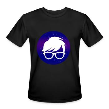Univers Nerd - T-Shirt Performance pour hommes - noir - Devant - Jackson (183cm)