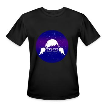 Univers Nerd - T-Shirt Performance pour hommes - noir - Devant - Jackson (183cm)