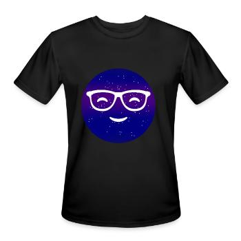 Univers Nerd - T-Shirt Performance pour hommes - noir - Devant - Jackson (183cm)