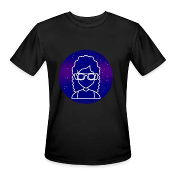 Univers Nerd - T-Shirt Performance pour hommes - noir - Devant - Jackson (183cm)