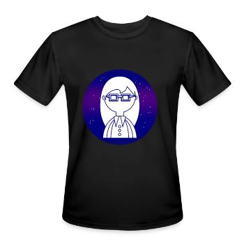 Univers Nerd - T-Shirt Performance pour hommes - noir - Devant - Jackson (183cm)