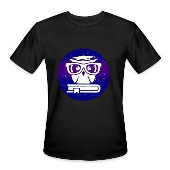 Univers Nerd - T-Shirt Performance pour hommes - noir - Devant - Jackson (183cm)