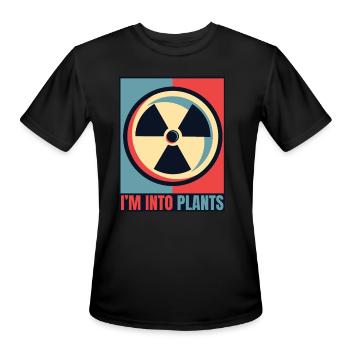 I'm Into Plants Energy Uranium Operator Nuclear - Men's Moisture Wicking Performance T-Shirt - black - Front - Jackson (183cm)