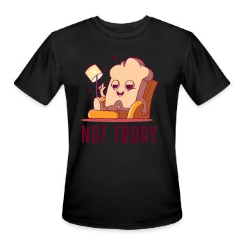 Not Today Bread Maker Bread Dough Bread Queen - Men's Moisture Wicking Performance T-Shirt - black - Front - Jackson (183cm)