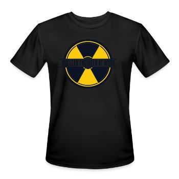Nuclear Engineer At Work Energy Uranium Nuclear - Men's Moisture Wicking Performance T-Shirt - black - Front - Jackson (183cm)