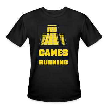 Until Someone Is Running Energy Uranium Nuclear - Men's Moisture Wicking Performance T-Shirt - black - Front - Jackson (183cm)
