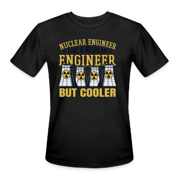 Like A Regular Engineer But Cooler Energy Nuclear - Men's Moisture Wicking Performance T-Shirt - black - Front - Jackson (183cm)