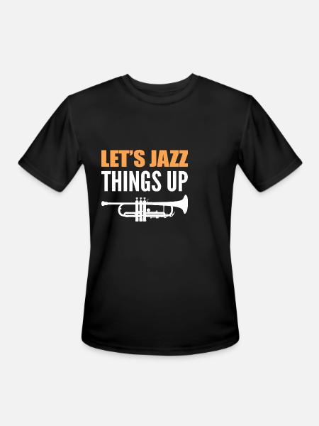 Let's Jazz Maestro Gift - Men's Moisture Wicking Performance T-Shirt - black