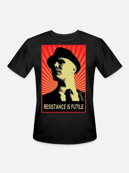 Observer Fringe - Men's Moisture Wicking Performance T-Shirt - black