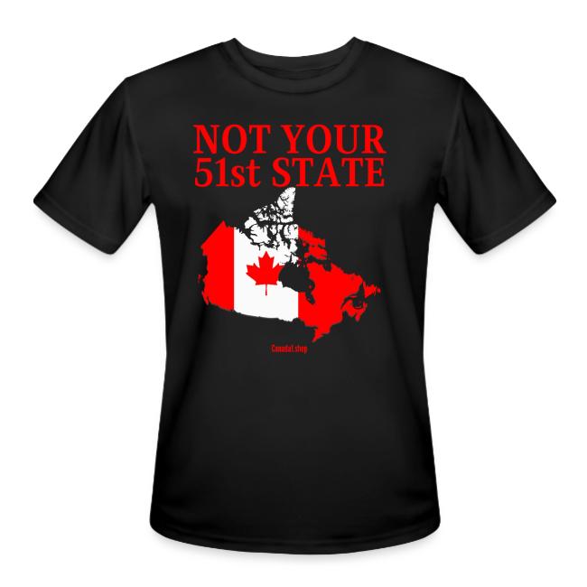 Canada Is Not Your 51st State - Canada Map Flag