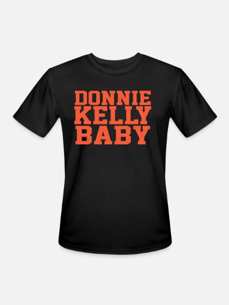 DONNIE KELLY BABY - Men's Moisture Wicking Performance T-Shirt - black