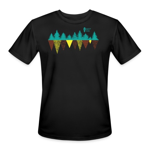 Treeline Geometry - Men's Moisture Wicking Performance T-Shirt