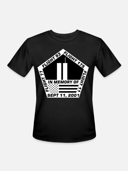 911 - Men's Moisture Wicking Performance T-Shirt - black