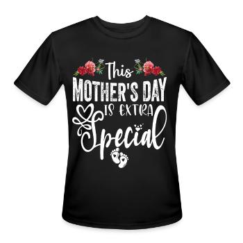 This Mother's Day Is Extra Special - Men's Moisture Wicking Performance T-Shirt - black - Front - Jackson (183cm)