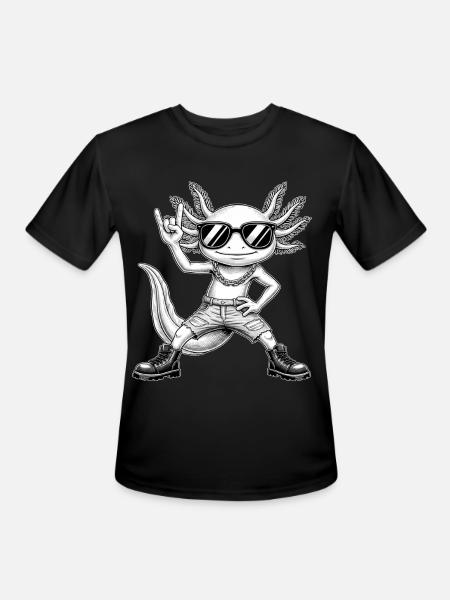 Sunglasses Salamander Rocker - Men's Moisture Wicking Performance T-Shirt - black