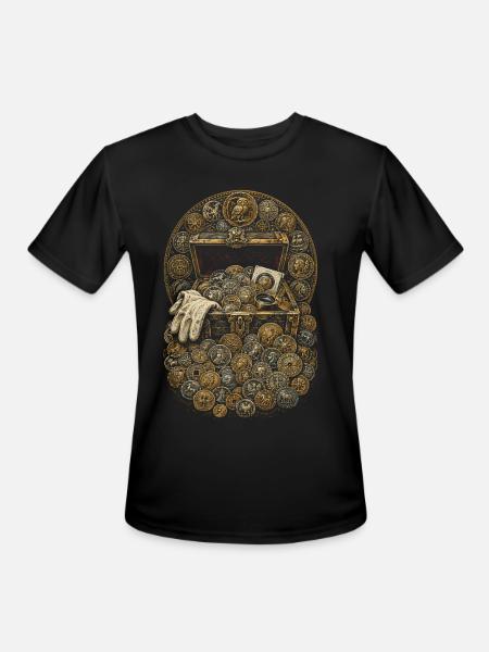 Coin collector Numismatist - Men's Moisture Wicking Performance T-Shirt - black