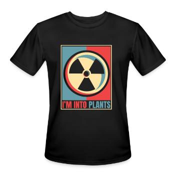 I'm Into Plants Energy Uranium Operator Nuclear - Men's Moisture Wicking Performance T-Shirt - black - Front - Jackson (183cm)