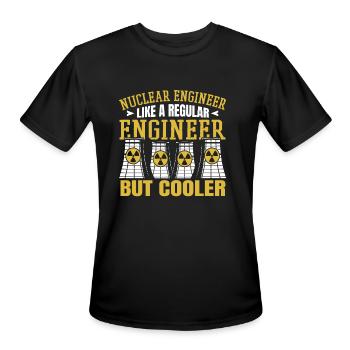 Like A Regular Engineer But Cooler Energy Nuclear - Men's Moisture Wicking Performance T-Shirt - black - Front - Jackson (183cm)