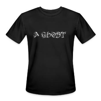 A Ghost - Men's Moisture Wicking Performance T-Shirt - black - Front - Jackson (183cm)