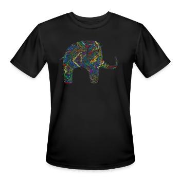 Big Elephant - Men's Moisture Wicking Performance T-Shirt - black - Front - Jackson (183cm)