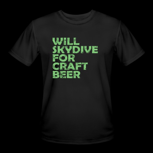 skydive for craft beer - Men's Moisture Wicking Performance T-Shirt