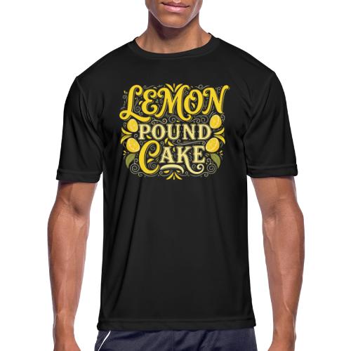 Lemon Pound Cake Vintage Flourish - Men's Moisture Wicking Performance T-Shirt