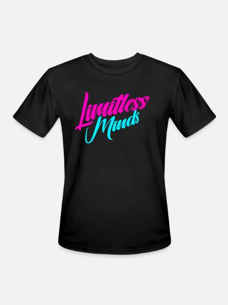 Limitless Minds - Men's Moisture Wicking Performance T-Shirt - black
