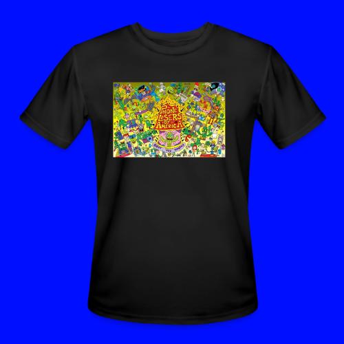 Nik Caesar Poster 10 12 2019 Yellow - Men's Moisture Wicking Performance T-Shirt