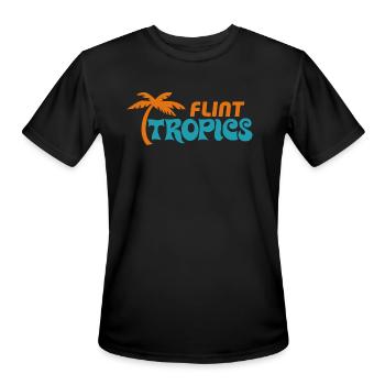 Flint Tropics SemiPro Jersey - Men's Moisture Wicking Performance T-Shirt - black - Front - Jackson (183cm)