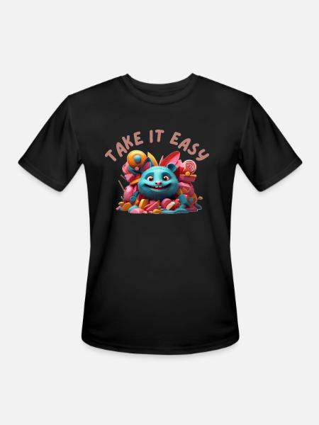 Take it easy - Men's Moisture Wicking Performance T-Shirt - black