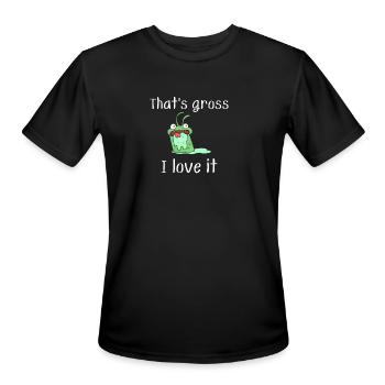 C’est dégoûtant je l’aime drôle mème - T-Shirt Performance pour hommes - noir - Devant - Jackson (183cm)