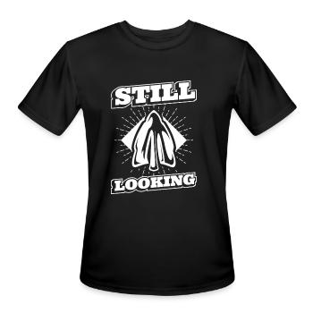 Still Looking Rocks Flint Artifact Arrowhead - Men's Moisture Wicking Performance T-Shirt - black - Front - Jackson (183cm)