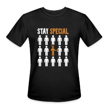 Stay Special Bread Dough Bread Maker Bread Queen - Men's Moisture Wicking Performance T-Shirt - black - Front - Jackson (183cm)
