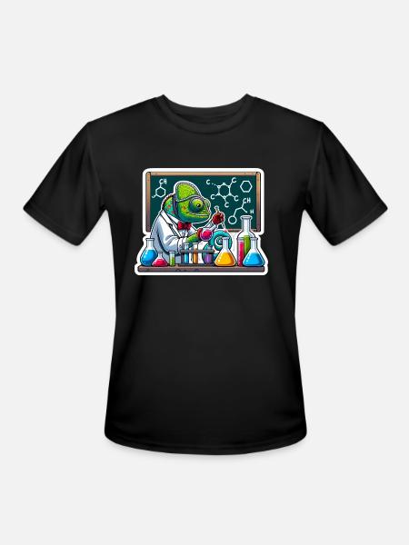 Chemical Chameleon - Men's Moisture Wicking Performance T-Shirt - black