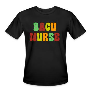 Pacu Nurse PACU Nurse Appreciation Week PACU Nurse - Men's Moisture Wicking Performance T-Shirt - black - Front - Jackson (183cm)