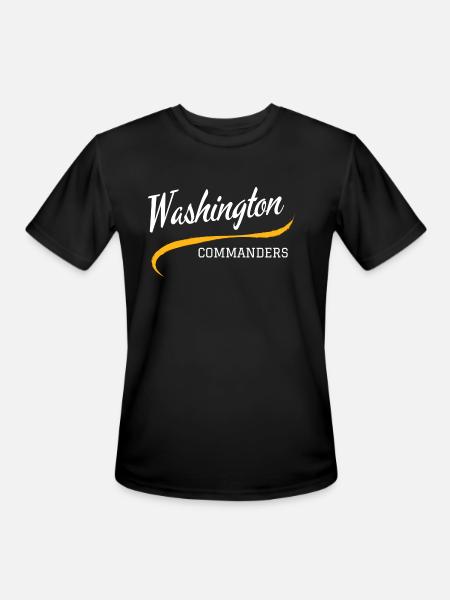 Commanders Retro - Men's Moisture Wicking Performance T-Shirt - black